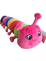 Мягкая игрушка гусеничка 50см Подушка-антистресс Игрушка обнимашка для сна Подушка игрушка V&Vsft