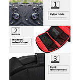 Рюкзак Indepman DCA-0066R black/red, фото 3