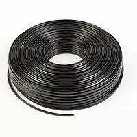 Кабель для телефону Merlion 28awg CCS, 100m Black 4 жильний