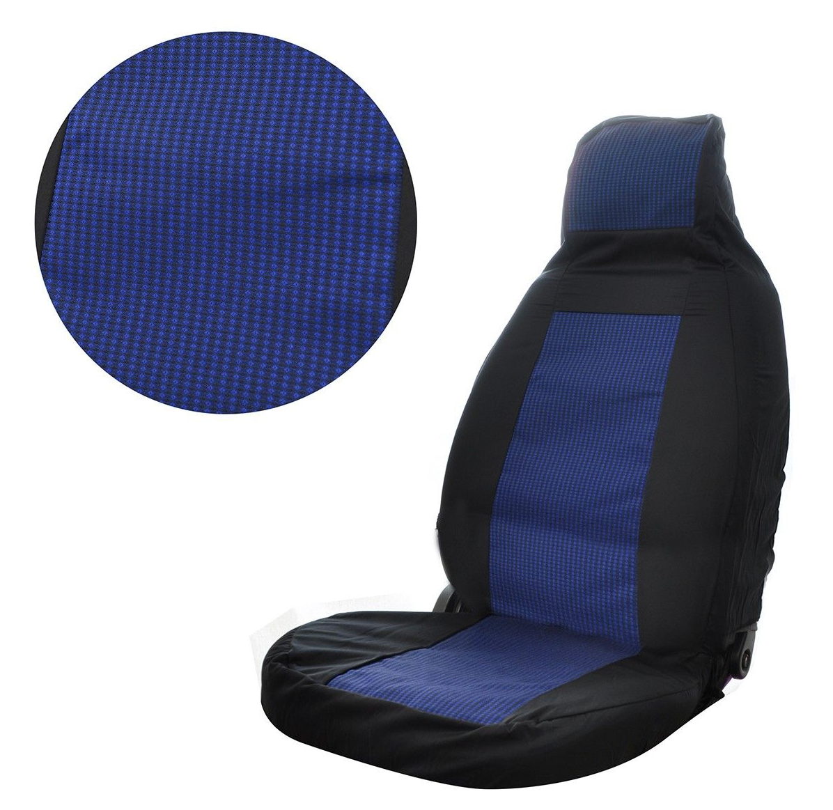 Чехлы на сидения авто полный комплект ВАЗ 2104, 2107 'ТЮНИНГ' В (Синие ...