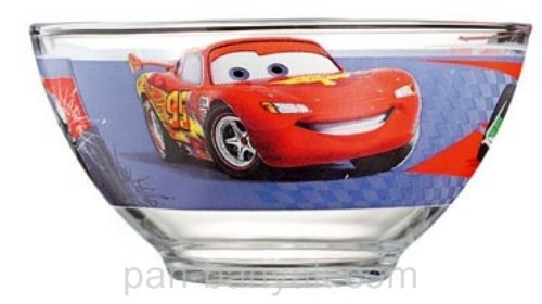 Салатник Luminarc Disney Cars2 500 мл d13 см h7 см ударостійке скло (1497H)