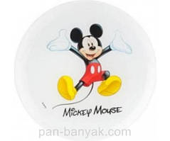 Тарілка десертна Luminarc Disney Mickey Colors кругла без борту d20 см ударостійке скло (L2125/9172G)