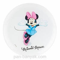 Тарілка десертна Luminarc Disney Minnie Colors кругла без борту d20 см ударостійке скло (9171G)