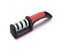 Профессиональная ручная точилка для кухонных ножей Sharpener YL 7001 3 в 1 BX, код: 8023126