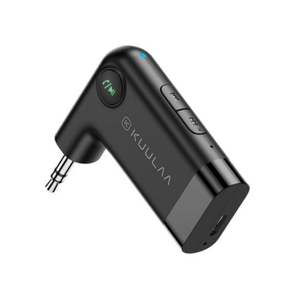 Бездротовий Bluetooth 5.0 AUX аудіоадаптер (ресивер) трансмітер KUULAA KL-YP08