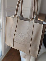Женская сумка Марк Джейкобс шоппер бежевая Marc Jacobs Tote Bag шопер xxl большой