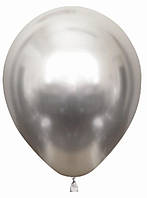 Латексна кулька Balonevi срібна (H23) хром 12" (30 см.) 50шт.