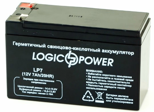 Акумулятор Logicpower 12v 7ah