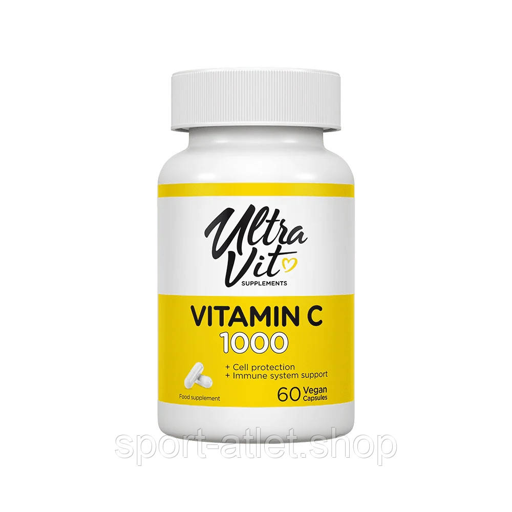 Вітамін С VPLab UltraVit Vitamin C, 60 капсул
