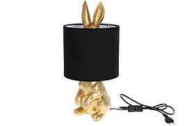 Лампа настільна, 43см з декоративною основою Кролик