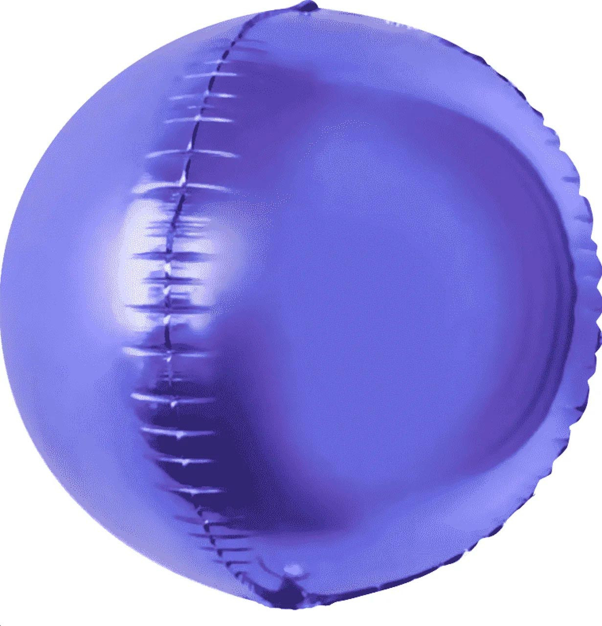 Фольгована кулька "4D сфера" фіолетова 20"(50см) 1шт.