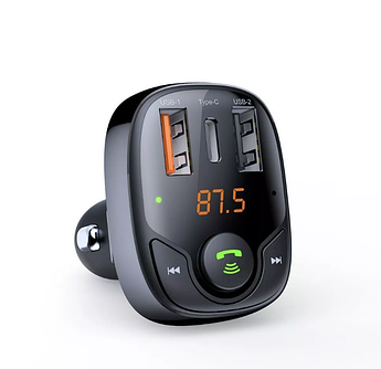 Зарядний пристрій Proove + FM-трансмиттер 2хUSB/Type-C QC Bluetooth Launcher Power PD-01