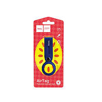 Чехол-брелок для Apple AirTag Hoco Silicone protective shell (Long style) Sapphire-blue