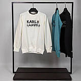 Чоловіча кофта світшот Karl Lagerfeld CK6541 біла, фото 4