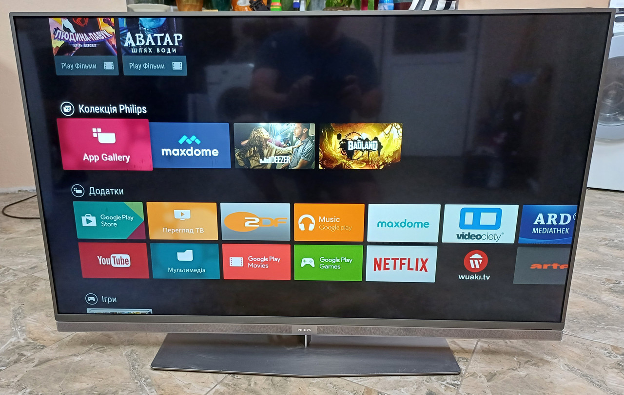 Телевізор 50 дюймів 120 Гц Філіпс PHILIPS 49PUS7181 Ambilight 4K UHD