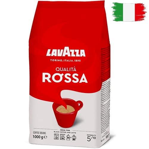 Кава зернова Lavazza Qualita Rossa 1 кг (40% арабіка / 60% робуста)