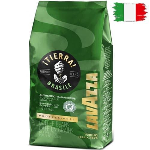 Кава зернова Lavazza Tierra Brazil Intense 1 кг (70% арабіка / 30% робуста)