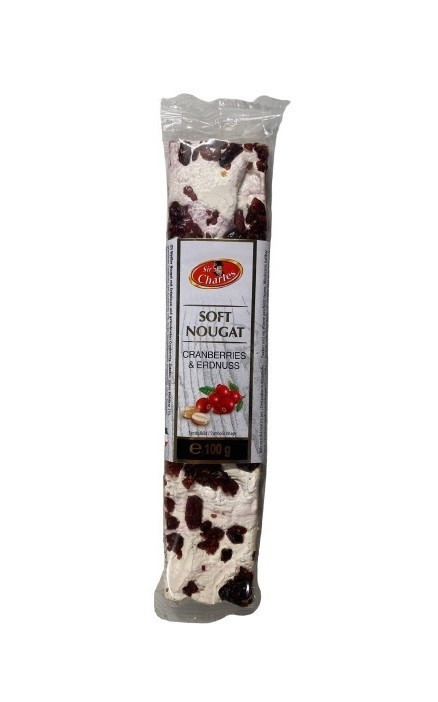 Нуга з Журавлиною та Арахісом Sir Charles Soft Nougat Bars Pasticceria 25 г Австрія