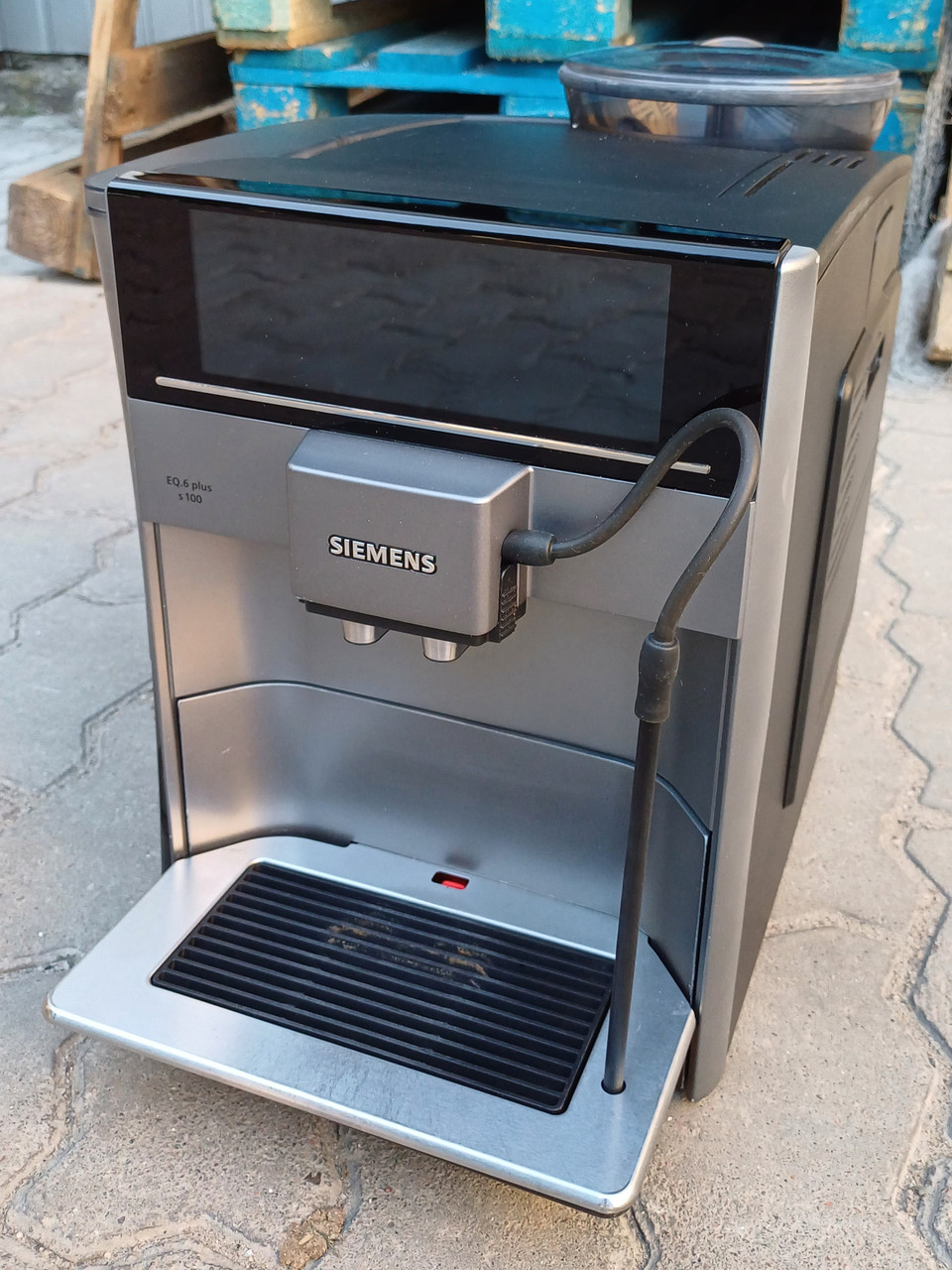 Кавомашина кавоварка Сіменс Siemens EQ.6 plus s100 TE651509DE чорна, фото 1