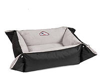 Лежак для собак и кошек Pet Fashion SIMON 1 (52x42x18 см) Черно-серый (4823082417605) CS, код: 7568453