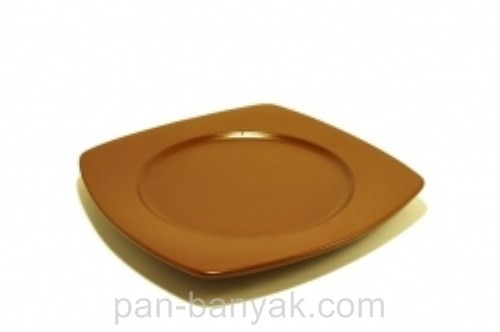 Тарілка обідня Ceramic 014 квадратна 24,5х24,5 см кераміка (19Е1252-014)