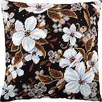 Набір для вишивання декоративної подушки Чарівниця Яблуневий цвіт 40×40 см V-249 VA, код: 7243201