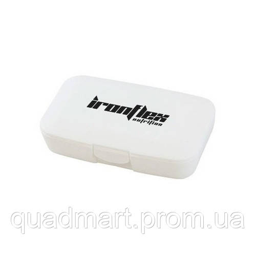 Таблетница (органайзер) для спорта IronFlex Pill Box White QM, код: 7520615 - фото 1 - id-p1967267313