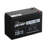 Акумулятор 12 В 7 Аг для ДБЖ I-Battery ABP7-12L