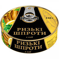 Рижские шпроты в масле Fish Line 240 г DR, код: 8124142