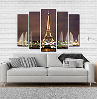 Модульна картина Poster-land Париж Art-163_5 TP, код: 6502146