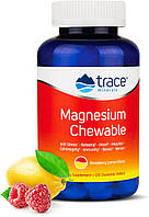 Trace Minerals Magnesium Chewable / Магній зі смаком малини та лимона 120 жувальних таблеток