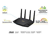 ASUS Маршрутизатор ASUS RT-AX58U AX3000 4xGE LAN 1xGE WAN 1xUSB3.1 WiFi6 WPA3 AIMESH MU-MIMO OFDMA  Baumar - Я