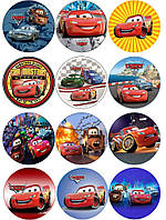 Тачки 18 Вафельная картинка 