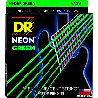 Струны для бас-гитары DR NGB6-30 Hi-Def Neon Green K3 Coated Medium Bass Guitar 6 strings 30 DL, код: 7416994