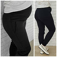Теплі штани-джогери для вагітних на щільному флісі. Зимові спортивні штани для майбутніх мам