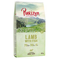 Purizon Cat Adult Lamb with fish - беззерновий сухий корм з бараниною та рибою для дорослих котів - 6,5кг