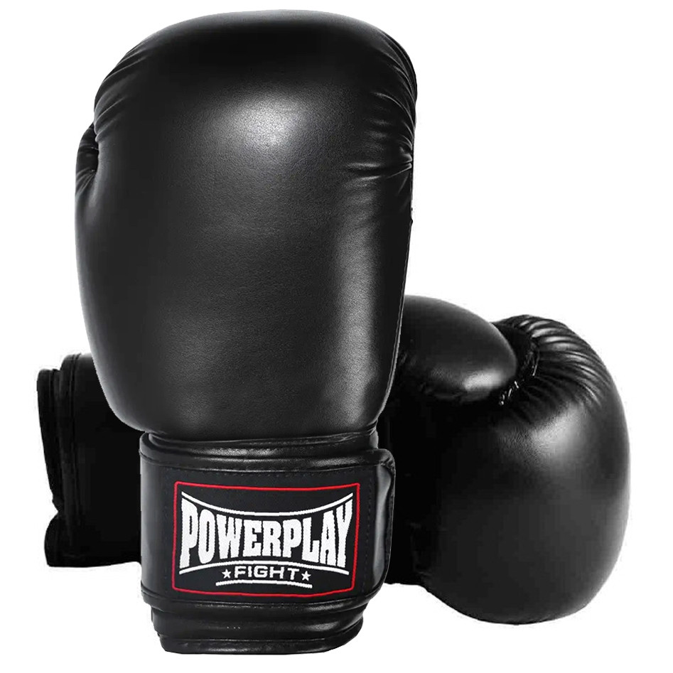 Боксерські рукавиці PowerPlay 3004 Classic Чорні 14 унцій