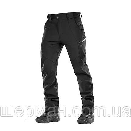 M-Tac штани Soft Shell Winter Black 2XL, фото 1