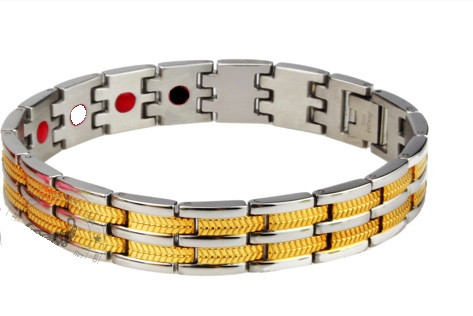 Магнітний браслет 8149 позолота 4в1 «Бізнес Стандарт» , фото 1