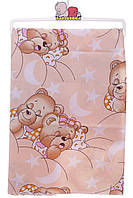 Пеленка ситец с Мишутками 110*85 см Murat Baby