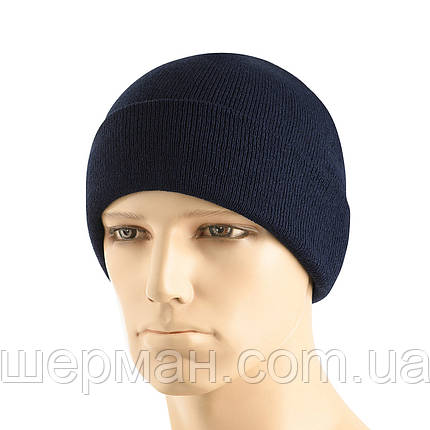 M-Tac шапка тонка в'язка 100% акрил Dark Navy Blue L/XL, фото 1