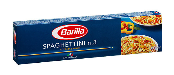 Спагетти твердых сортов Barilla «Spaghettini» n. 3, (итальянские ...