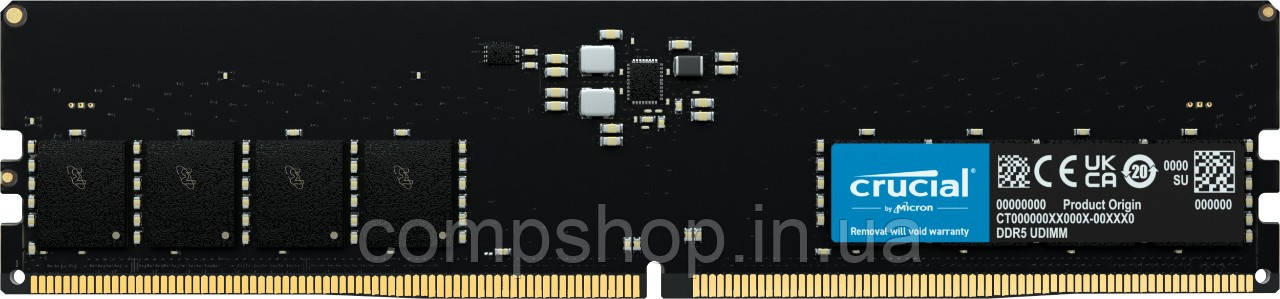 Пам'ять DDR5  16GB  4800MHz PC5-38400  Crucial (CT16G48C40U5) (код 132196)