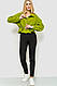 Жакет жіночий двонитка, колір світло-зелений, 115R0519, фото 2