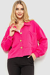 Жакет жіночий двонитка, колір рожевий, 115R0519 S