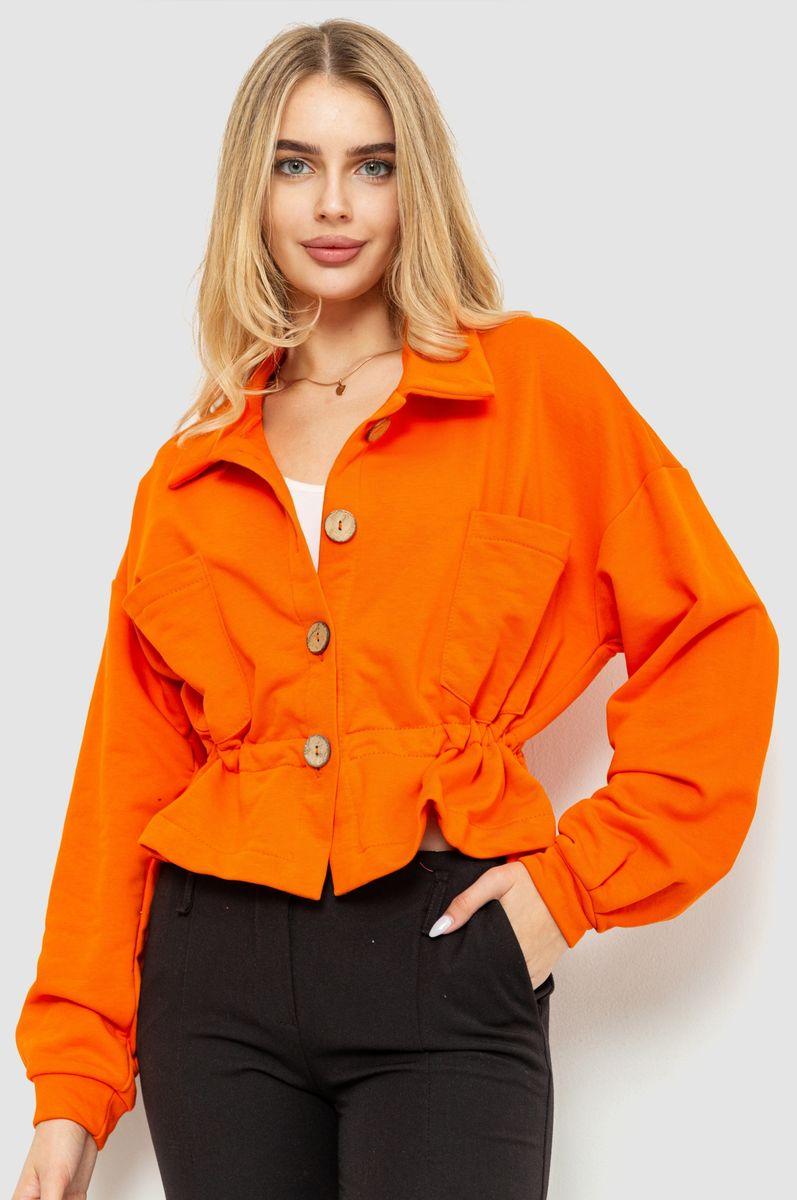 Жакет жіночий двонитка, колір оранжевий, 115R0519