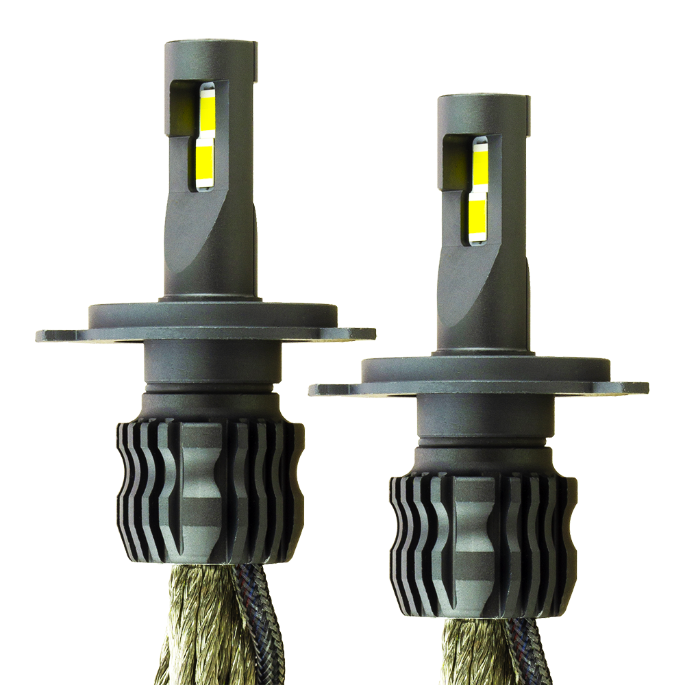 LED лампи автомобільні DriveX AL-02P H4 H/L 5000K LED 36W 12В, фото 1