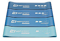 Набор резинок для фитнеса Hop-Sport 600x75 mm HS-L675RLB синий CS, код: 6675812