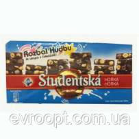 Шоколад молочний Studentska Pecet з арахісом 180 г, фото 1