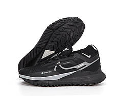 Чоловічі кросівки Nike Pegasus Trail 4 Gore-Tex Black Найк Пегасус Треїл 4 чорні текстиль Гор Текс демісезон, фото 4